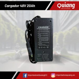 Cargador de Batería 48V 20Ah para Motos Eléctricas de Plomo Ácido