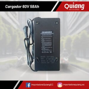 Cargador de Batería 60V 58Ah para Tricar Eléctrico de Plomo Ácido
