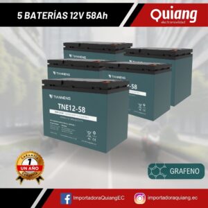 Pack 60V58Ah para tricar eléctrico de carga