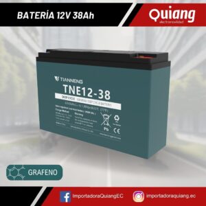 Batería de 12 voltios 38 amperios para moto eléctrica