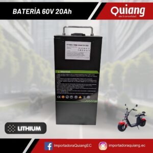 Batería de litio 60V20Ah de piso para CityCoco moto eléctrica 1500W