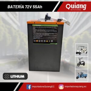 Batería de litio de 72V 55Ah para motos eléctricas grandes